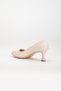 Women's 5 Cm Thin Heeled Stiletto and Bag Set - 7