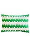 Decorative Humans Patterned Green Throw Pillow Cover - Heritage Series 40 X 60 - 5