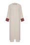 Stone Color Block Aerobin Ferace/Abaya & Dress 2-Piece Woven Set TCTSS24US00033 - 7