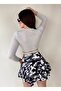Trend Esinty Women's Diver Fabric Mini Shorts Skirt (Coloured) - 5