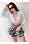 Trend Esinty Women's Diver Fabric Mini Shorts Skirt (Coloured) - 3