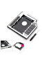صندوق Ssd Hdd مثبت في فتحة DVD مقاس 12.7 مم Hdd Caddy Sled - 2
