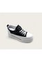 Genuine Leather Velcro Black Casual Women's Shoes - 5