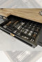 18-Piece Modular Set Cutlery Drawer Organizer Cutlery and Knife Organizer Anthracite - 5