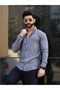 LICRALIFIED TEXTURED OWERSIZE SHIRT