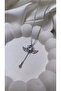 Animated Steel Necklace with Angel Wings