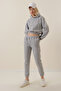 55397 Printed Tracksuit Set - Gray - 3