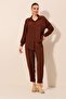 6593 Oversize Double Suit - Brown - 3