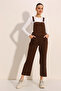 7024 Denim Overalls - Brown - 2