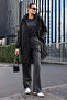 5138 Quilted Long Puffer Jacket - Black - 2