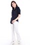 3428 Shirt with Double Flap Pockets - Navy Blue - 4