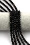 Golden Obsidian Natural Stone String 6 mm Faceted Sphere Cut Unisex