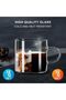2 Pieces Colorful Handle Espresso Cup Heat Resistant Borosilicate Glass Coffee Tea Mug (130ml) - 5