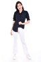 3428 Shirt with Double Flap Pockets - Navy Blue - 2