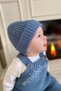 Baby Girl&Boy Pocket Detailed Thessaloniki Knitted Hat with Adjustable Straps - 4