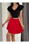 WOMEN'S FLUFFY SCUBA FABRIC MINI BELL SKIRT DF5530 - 4