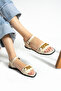 Cream Chain Women's Sandals - 2
