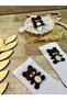 Teddy Bear Figured Baby Girl White Lace Hair Band and Teddy Bear Concept Knee-high White Baby Socks - 3