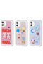 Silicone Cover for Apple iPhone 11 Case with Embossed Figure Glossy Zore Minimini - 3