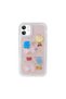 Silicone Cover for Apple iPhone 11 Case with Embossed Figure Glossy Zore Minimini - 4
