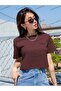 Crop CKOD-232913 DAZY Women's Slogan Patterned Short Sleeve Short - 5
