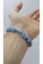Paracord Knitted Bracelet (Elevator, Blue Color, Handmade, Suitable for All Wrists) - 6