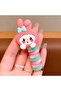 New Season Colorful Figured Spiral Hair Clips Stylish Ponytail and Braid Flexible Clasp 2pcs - 3