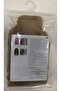 HOT WATER BAG BEIGE PLUSH THERMOFOR WITH SIDE POCKET 26x17x2cm 750ml - 4