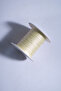 0.5 mm 50 Meters Polyester Rosary String Cream Color Polyester String - 4