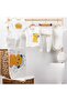 Newborn Baby Boy Bodysuit, Duck Pattern, 10-Piece Hospital Exit Bodysuit Set, 100% Cotton (0-3 MONTHS)
