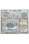 Newborn Baby Boy Bodysuit, Crown 2 Patterns, 10-Piece Hospital Exit Bodysuit Set, 100% Cotton (0-3 MONTHS) - 3