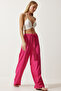 Women's Fuchsia Summer Viscose Palazzo Trousers EN00610 - 2