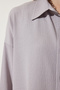 Women's Gray Comfortable Knitted Shirt Trousers Set KH00090 - 8