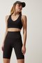 Women's Black High Waist Recovery Cycling Tights FL00001
