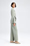 WAIST TIE JACKET LOOKING JUMPSUIT - 4