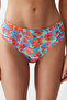 Çiçek Desenli Drapeli Hipster Yüksek Bel Bikini Altı TBESS24BA00131 - 4