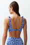 Etnik Desenli Düğümlü Üçgen Kaplı Bikini Üstü TBESS24BU00155 - 5
