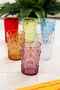 Acrylic Colored 6-Piece Short Cup & Water Soft Drink Coffee Side Cup 400 ml (Not Glass)