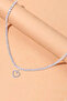 Zircon Stone Rhinestone Women's Heart Necklace - Waterway