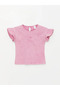 LCW baby Crew Neck Embroidered Baby Girl T-Shirt