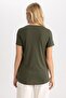 Traditional Regular Fit Crew Neck Slogan Printed Short Sleeve T-Shirt Z6444az23sp - 6