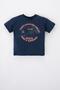 Baby Boy Palm Patterned Short Sleeve T-Shirt Z5492a223sm