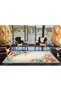 Multicolored Floral Flower and Rose Patterned Creative Modern Decorative Carpet 3643 - 4