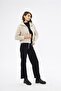 Women's Zippered Short Plush Coat - 3