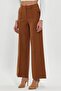 Finike Fabric Ribbed Wide Leg Palazzo Trousers - 2