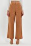 Finike Fabric Ribbed Wide Leg Palazzo Trousers - 8