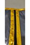 Coat-Tunic Clothes Cover, Clothes Protection and Carrying Storage, Edge Stripe Metallized GOLD Piping, 130x64 cm - 4