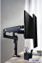 Go-2045 Gas Spring Dual Monitor Arm 17" - 32" - 8