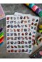 I'm Learning Animals Animals Educational Sticker Label Preschool 126pcs Stickers 17x25cm 2Pages