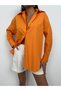 New Season Back Low-cut Lace Detailed Buttoned Women's Shirt - 2